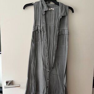 Urban Outfitters silence + noise button down shirt dress